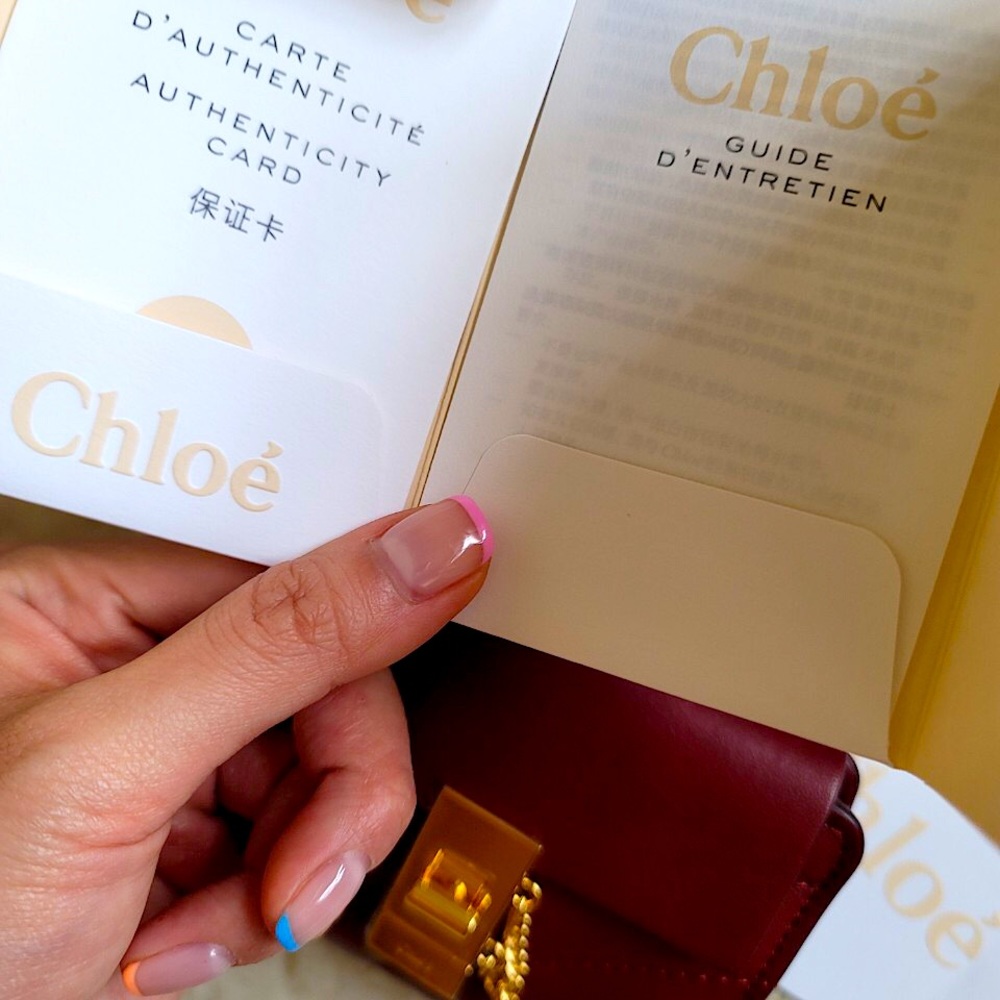 Chloe Plum Wallet (New) - Picture 4 of 6